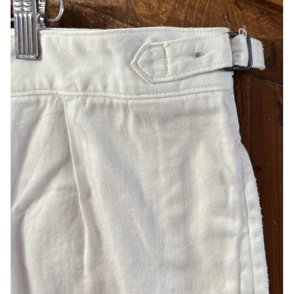 NWT Mens Polo Ralph Lauren Chino Shorts‎ Pleated Side Buckles Sz 42 7